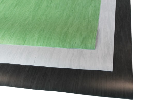 Echantillon Tapis gerflex Vert / Gris / Noir