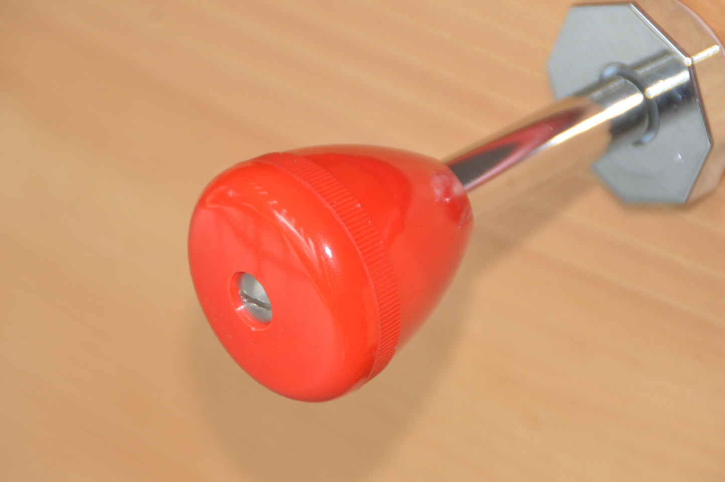 Poignée ronde 14M12 (Bonzini, Petiot, Sulpie) rouge (DEFAUT ESTHETIQUE)