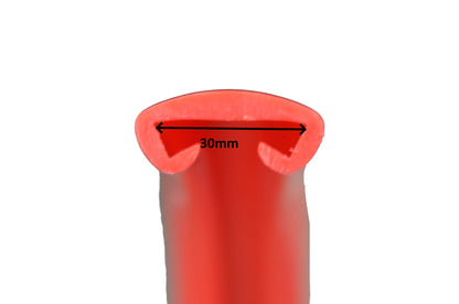 CLASSIQUE – Mains courantes rouges pour baby-foot (La paire)