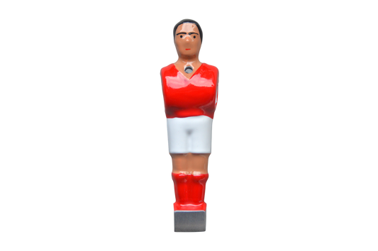 Joueur baby-foot rouge (H: 12,5cm)