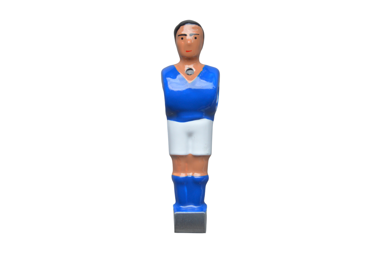 Joueur baby-foot bleu (H: 12,5cm)