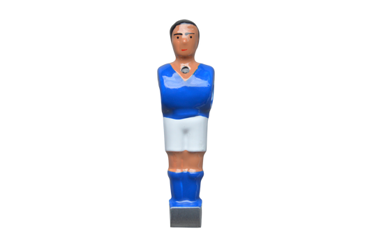 Joueur baby-foot bleu (H: 12,5cm)