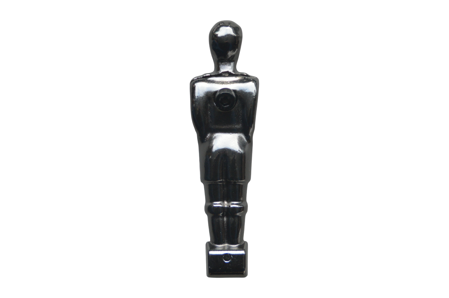 Joueur baby-foot noir métal (H: 12,5cm)