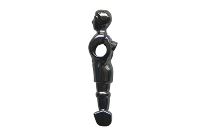 Joueur baby-foot noir métal (H: 12,5cm)