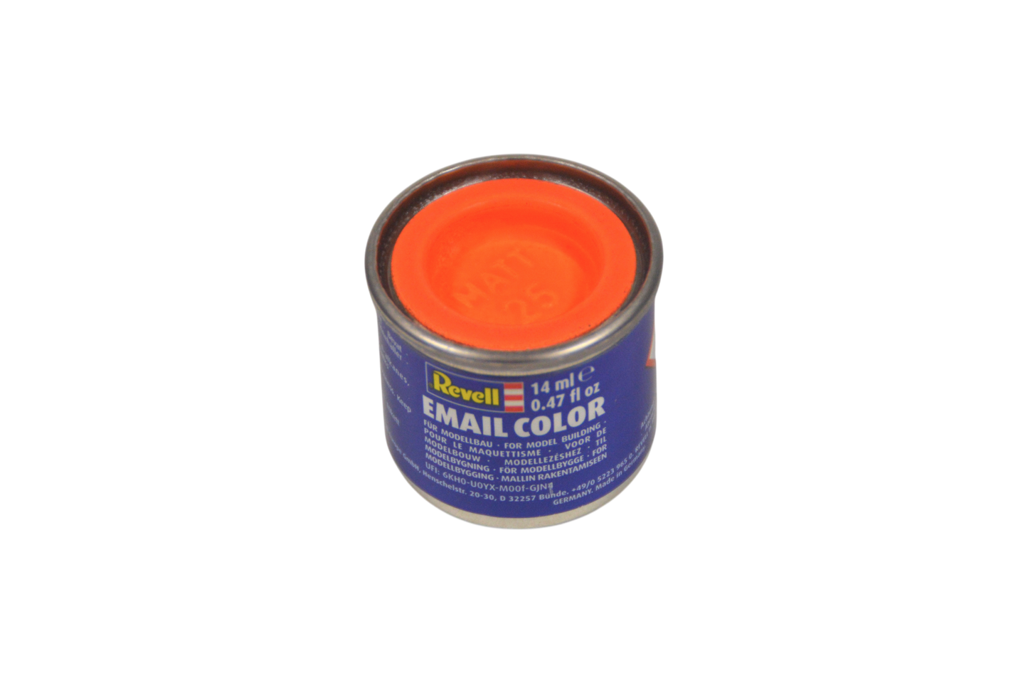 Peinture émail Orange Fluo - n°25