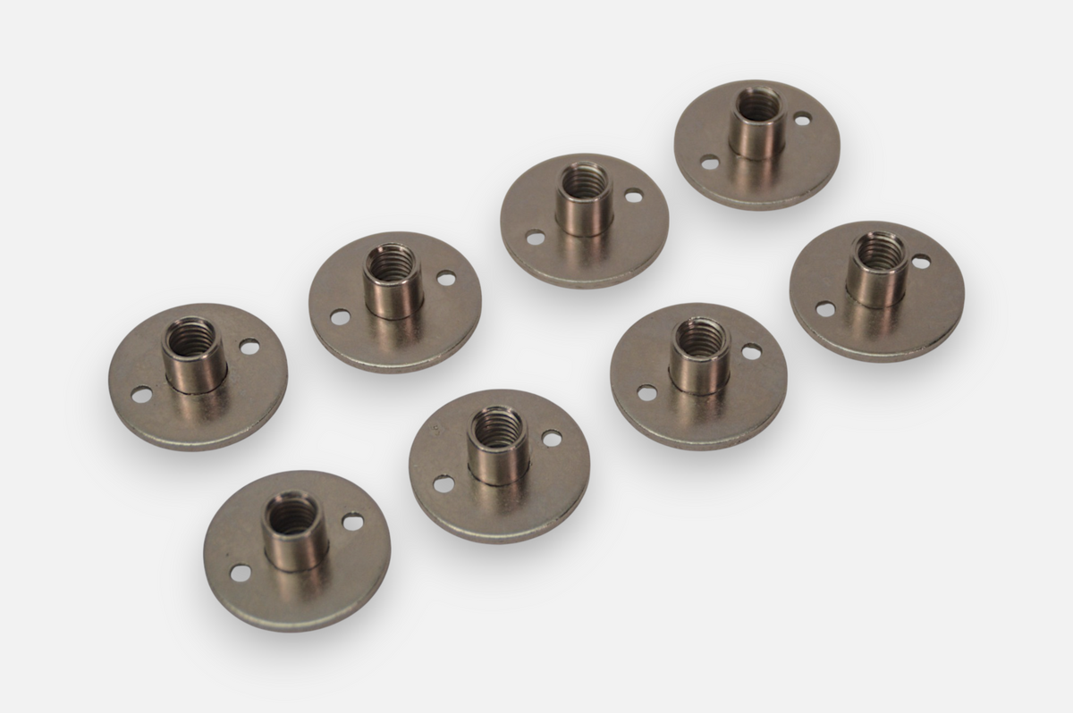 Plaque de fixation barre intérieure Ø9,5mm - Pas 3/8''