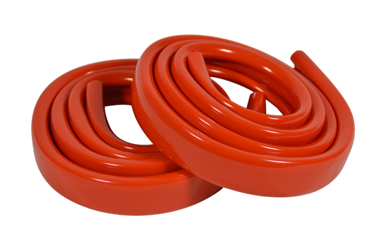 PREMIUM - Mains courantes rouges pour baby-foot (La paire)