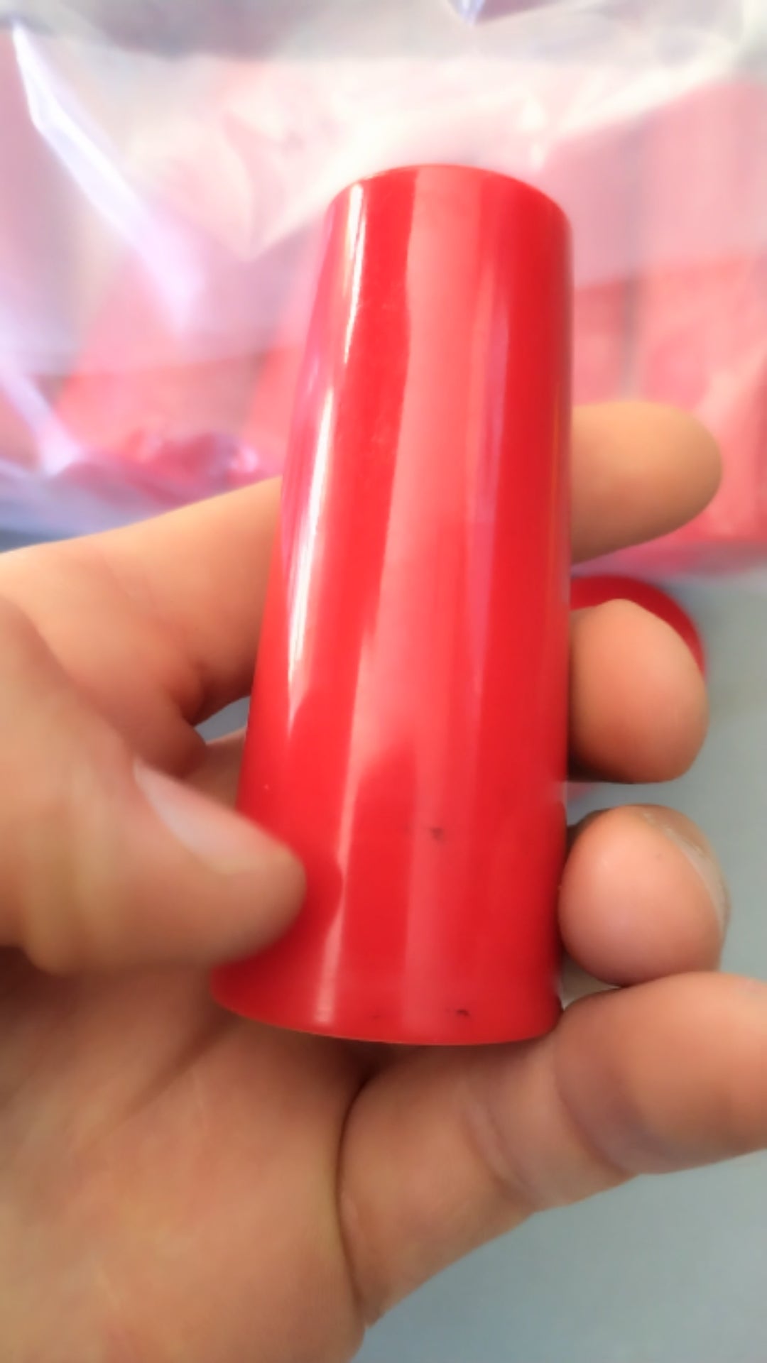 Poignée longue 14m12 (Bonzini, Petiot, Sulpie) Rouge (DEFAUT ESTHETIQUE)