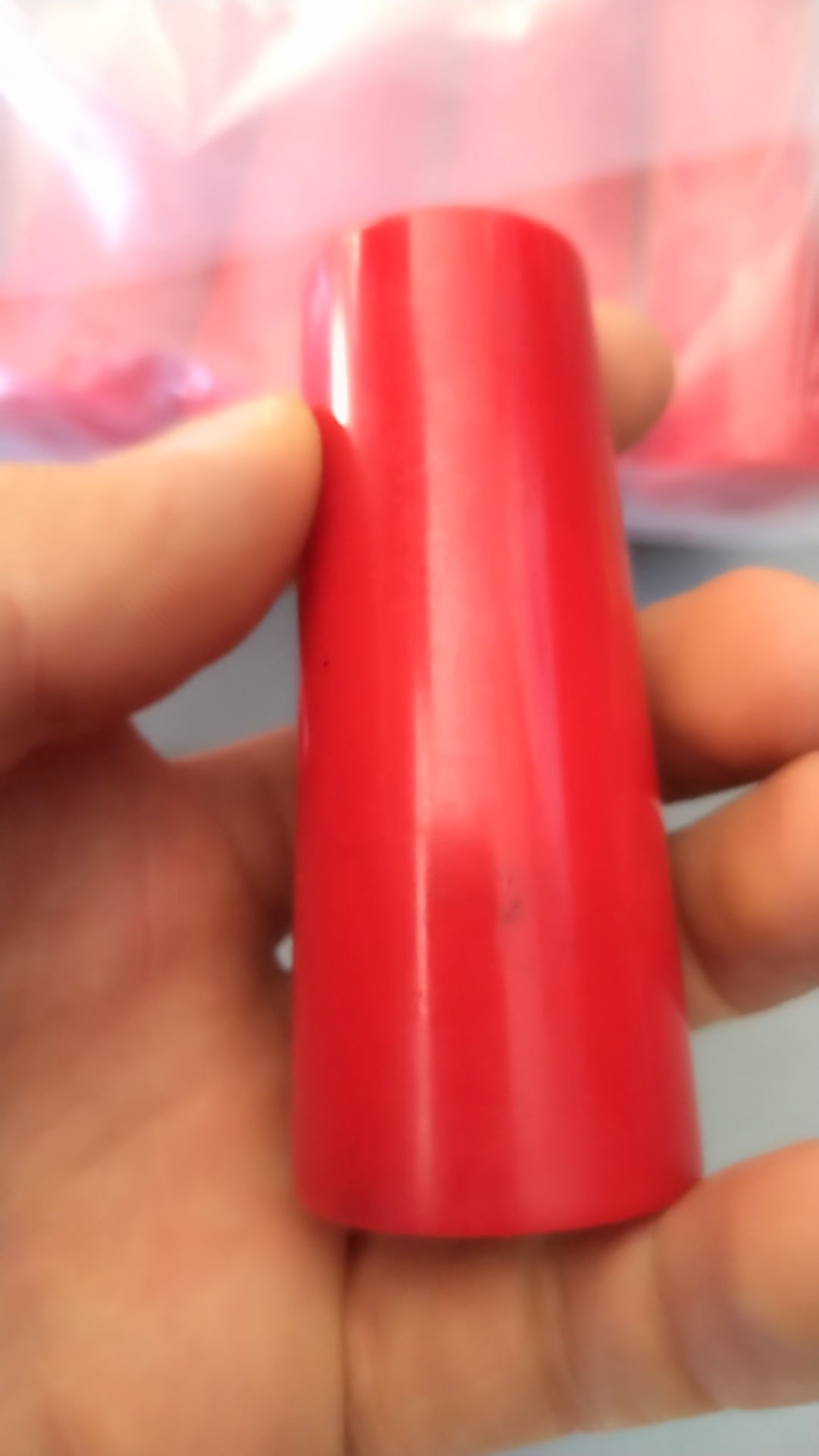 Poignée longue 14m12 (Bonzini, Petiot, Sulpie) Rouge (DEFAUT ESTHETIQUE)